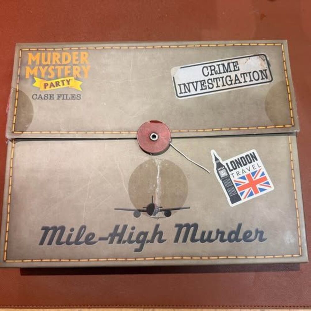 Murder Mystery Party Case Files: Mile-High Murder